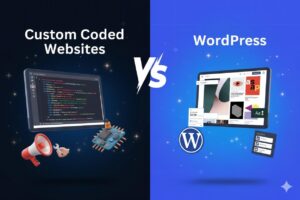 WordPress vs custom development comparison for business websites