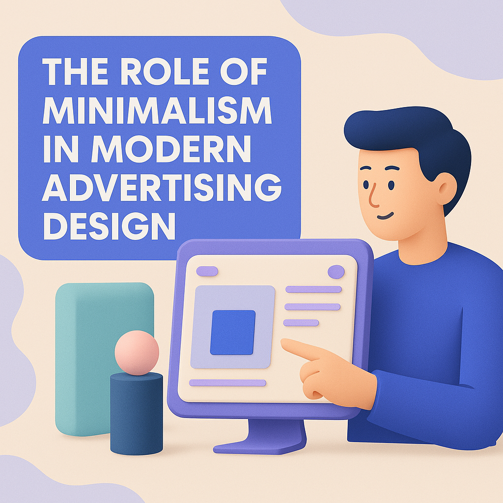Minimalism in advertising design example