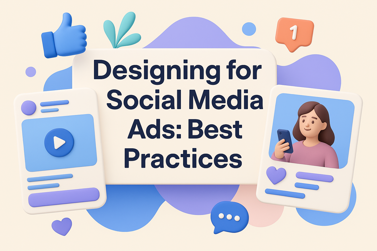 Social media ad design example
