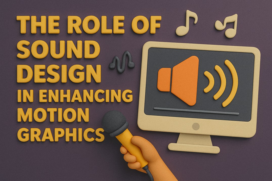 Sound design in motion graphics animation